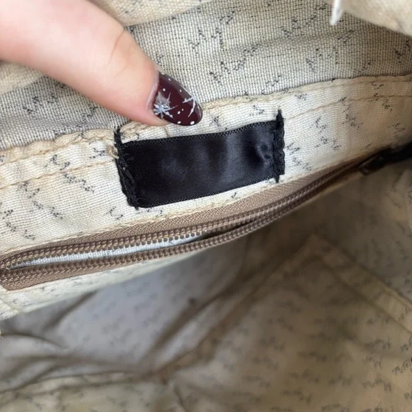 Myra Bag Leather and Canvas Crossbody Bag - Picture 4 of 5